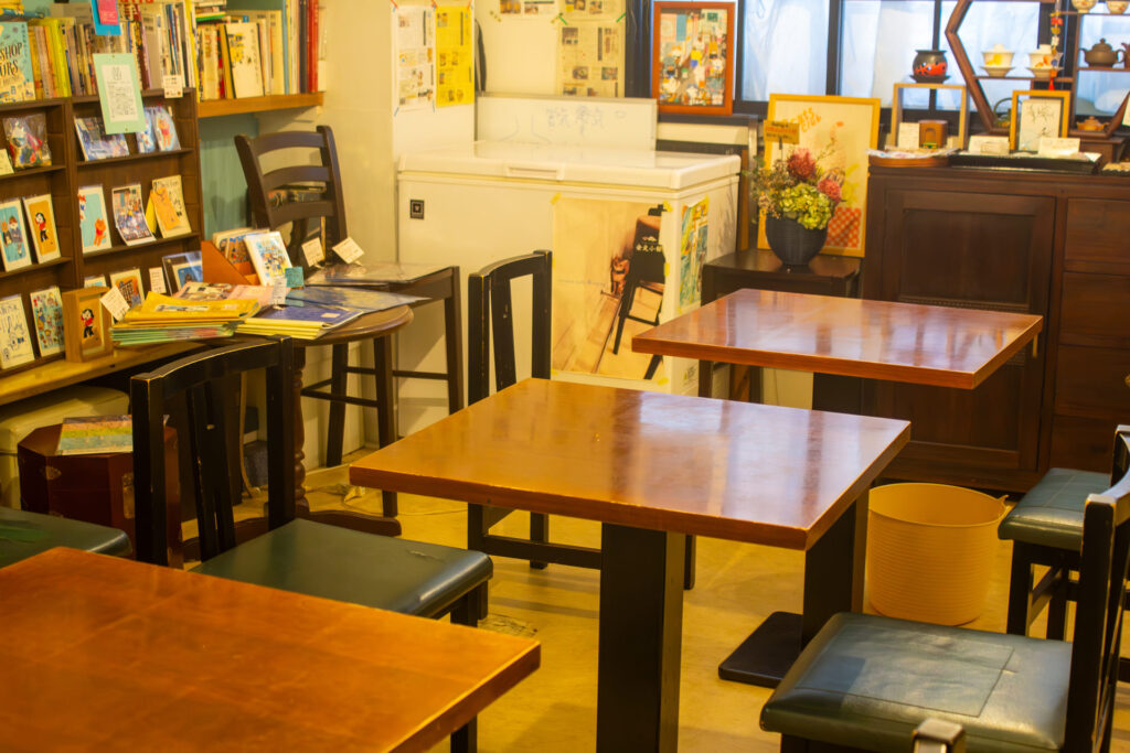 chinese cafe Andingの店内