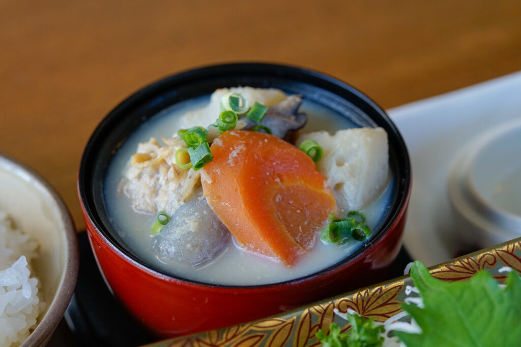 わらくの豆乳汁