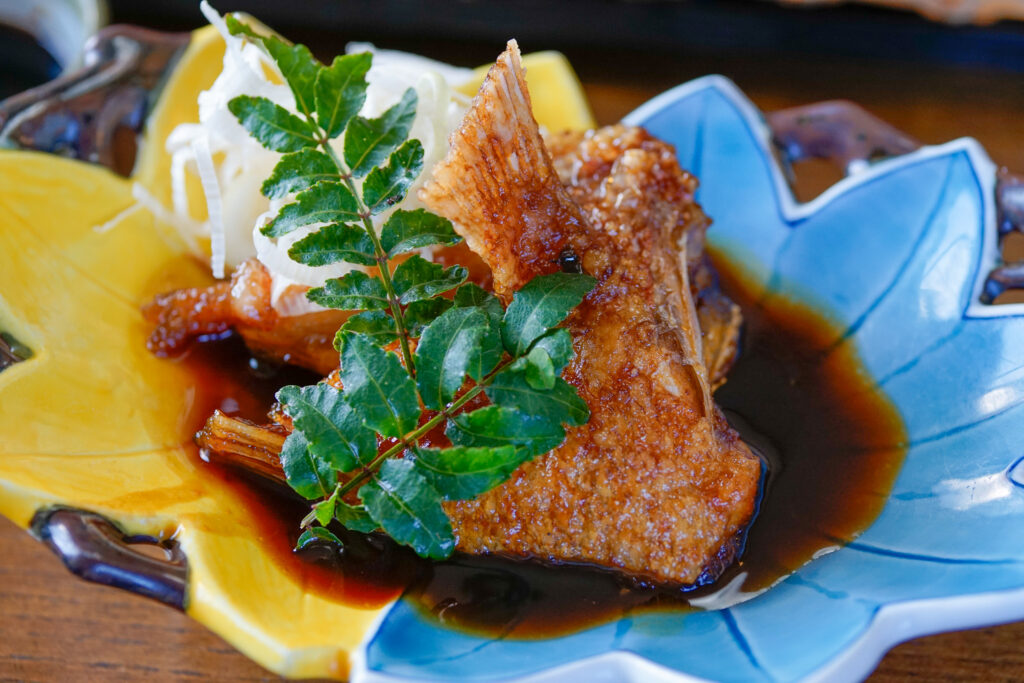 わらくの魚料理