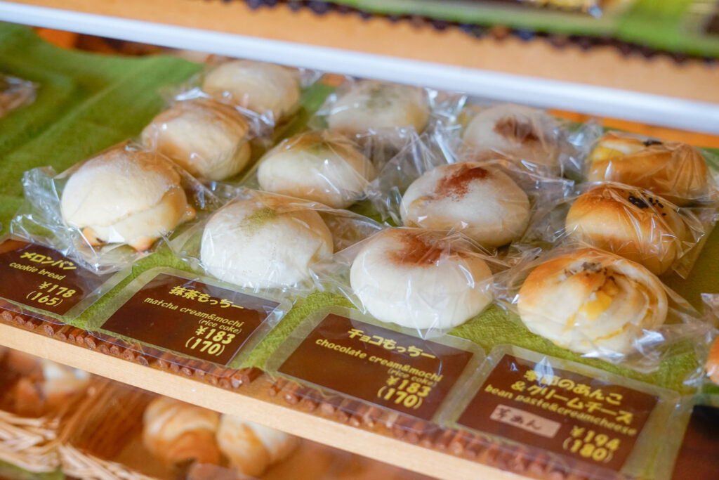 「はるる」のパンメニュー