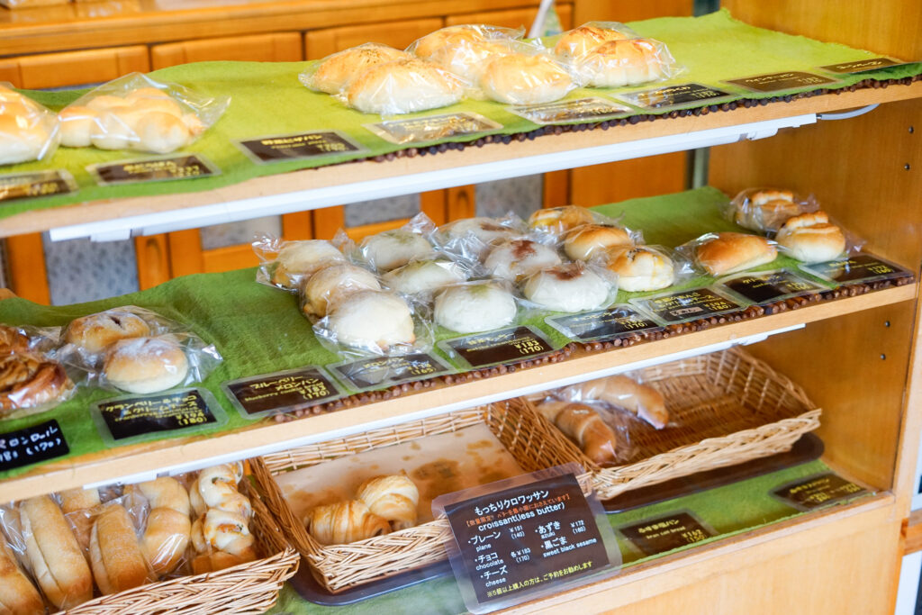 「はるる」のパンメニュー1