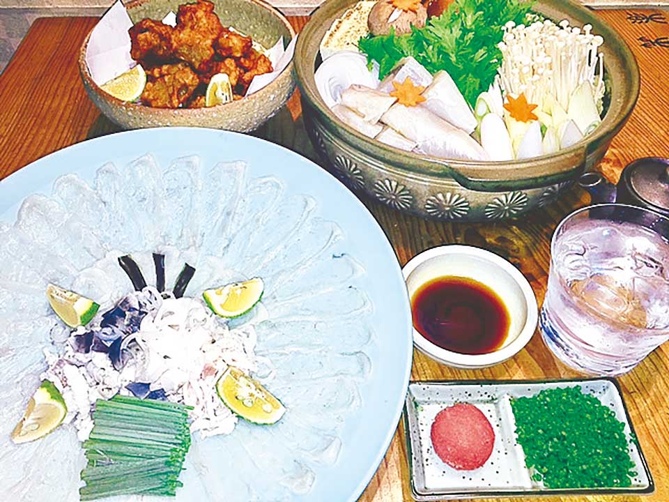 フグ刺し&アラの唐揚げ自宅セット