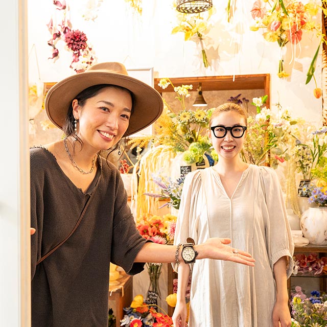 オーナー・江川 結衣さん（左） スタッフ・後藤 恵さん