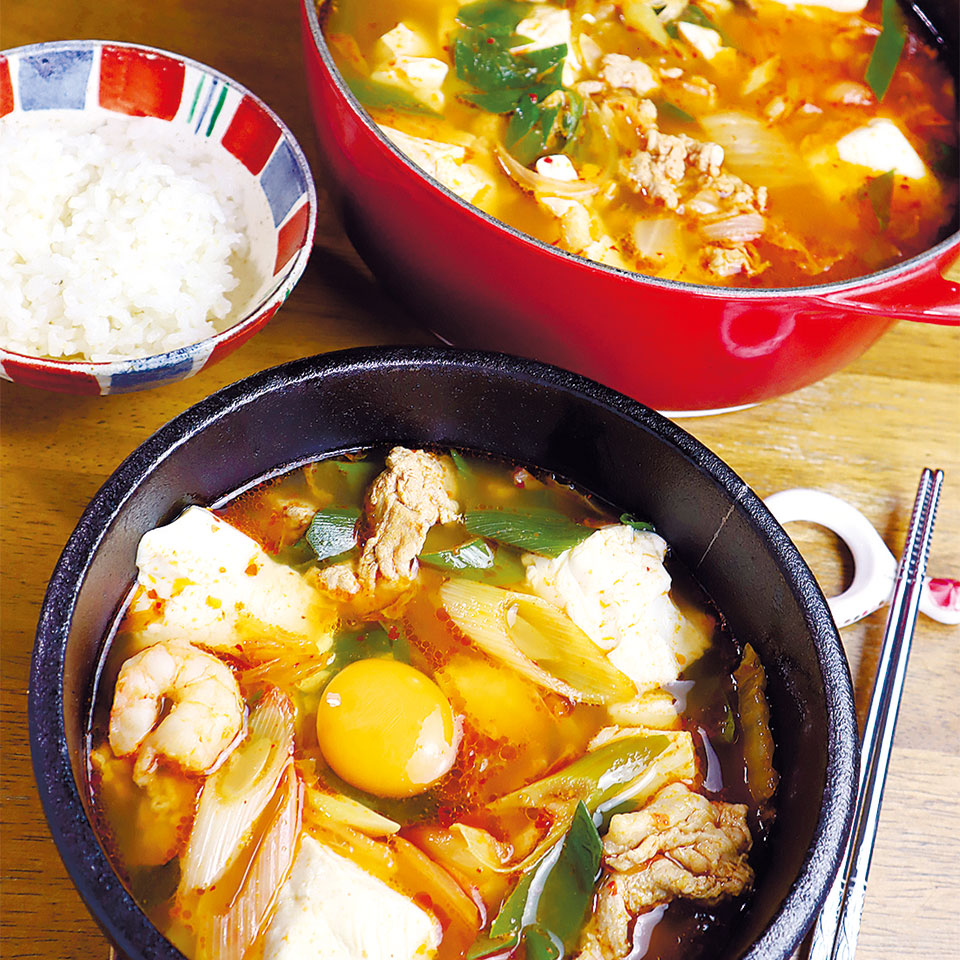 スンドゥブチゲ【おうちでCOOK】