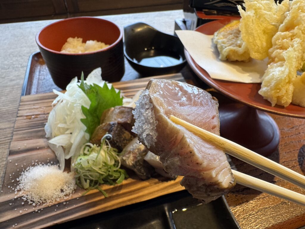 天草わら焼き刺身御膳