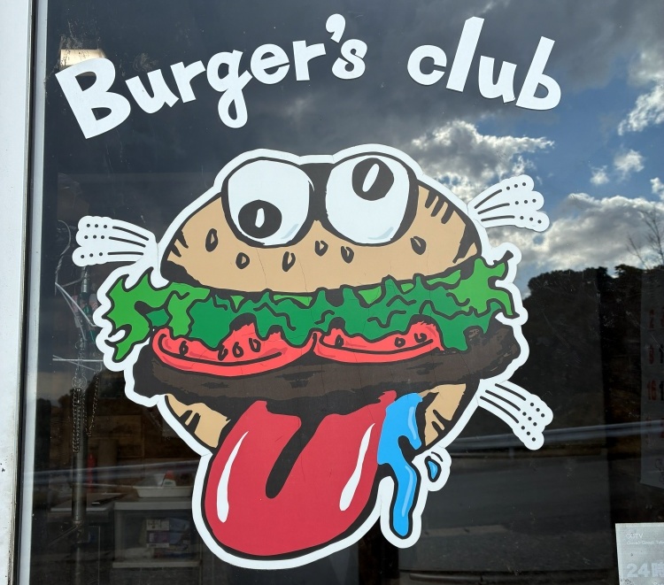 Burger’s club ベロニカのロゴキャラクター