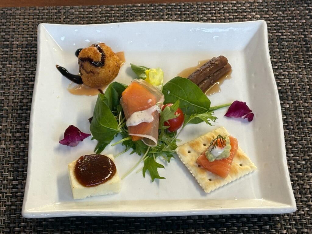 やまの囲炉の前菜