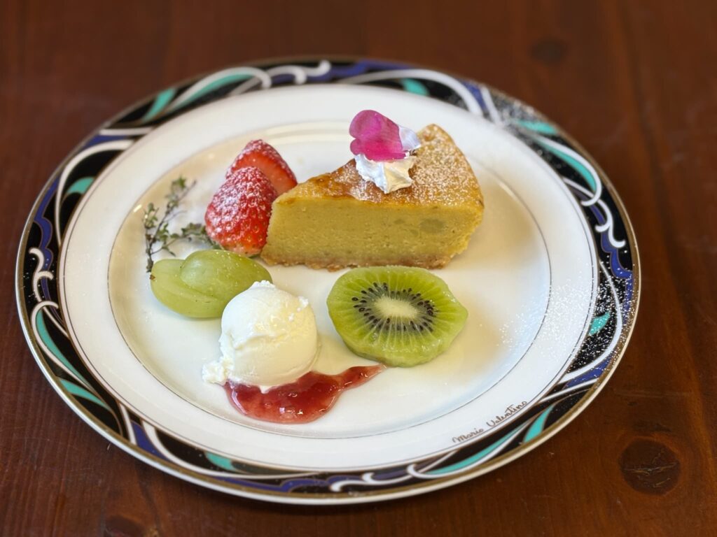 やまの囲炉のデザートプレート