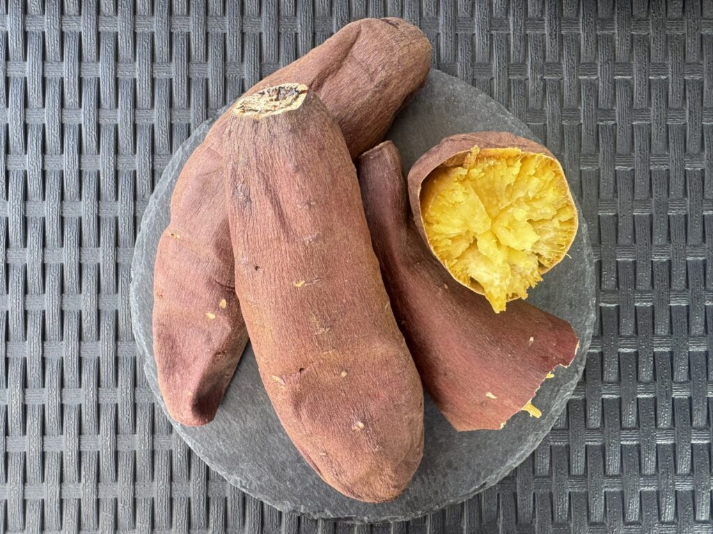 いものことで頭がいっぱいの焼き芋