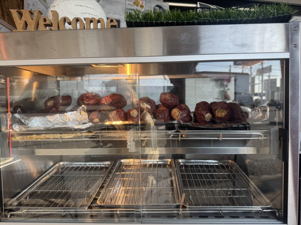 いものことで頭がいっぱいの焼き芋