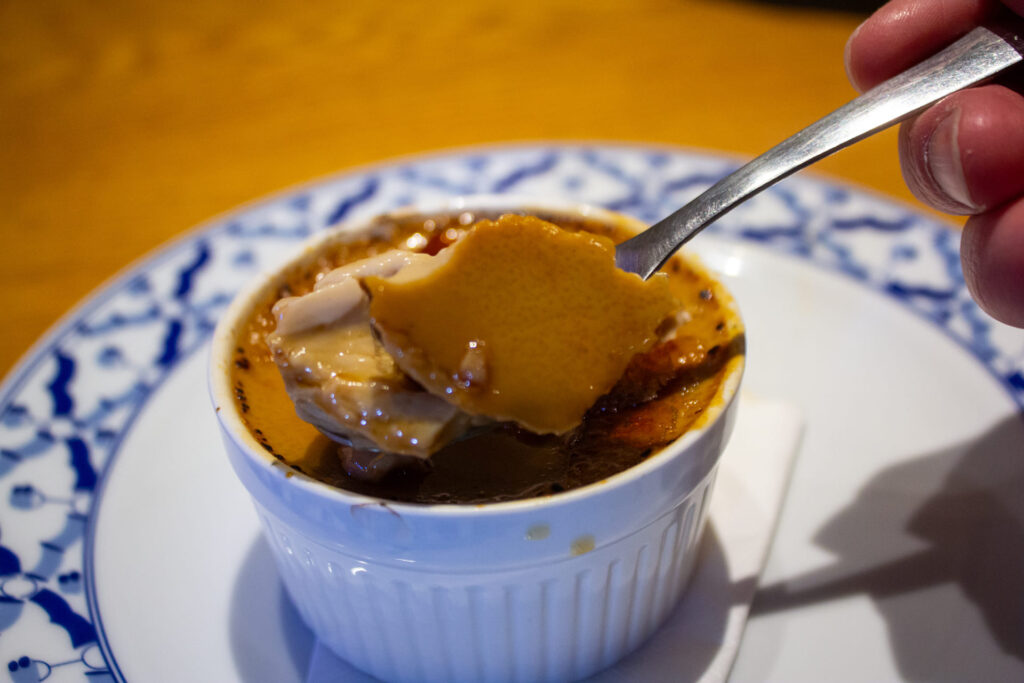 ジャスミン茶のクレームブリュレ