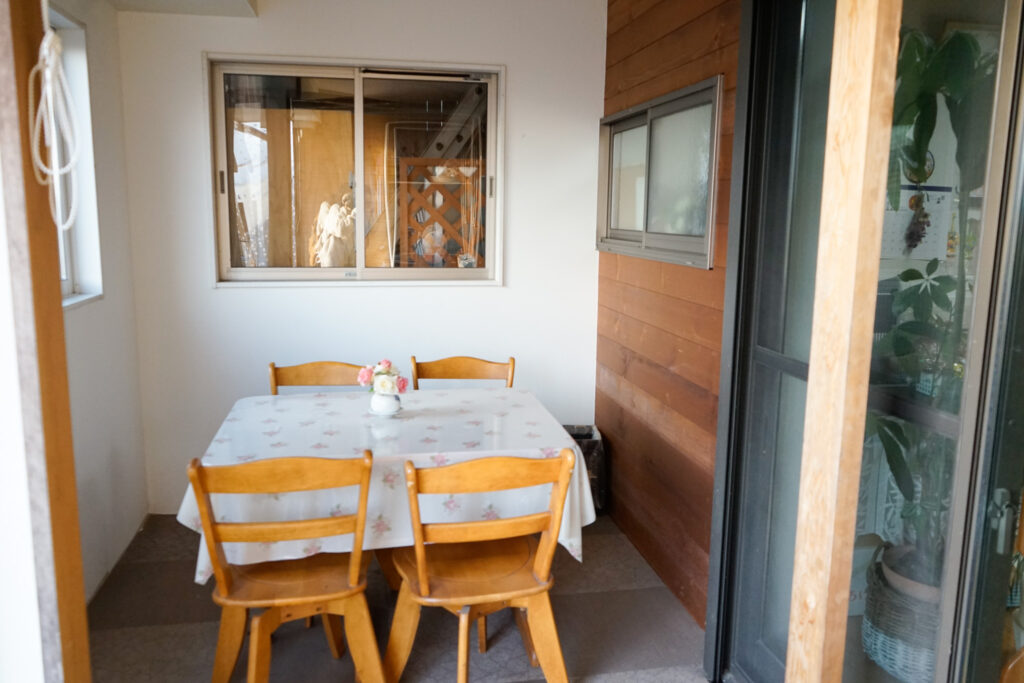 「菓子工房ばおばぶ」のイートイン