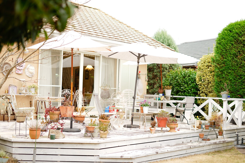 Garden Cafe 28のテラス