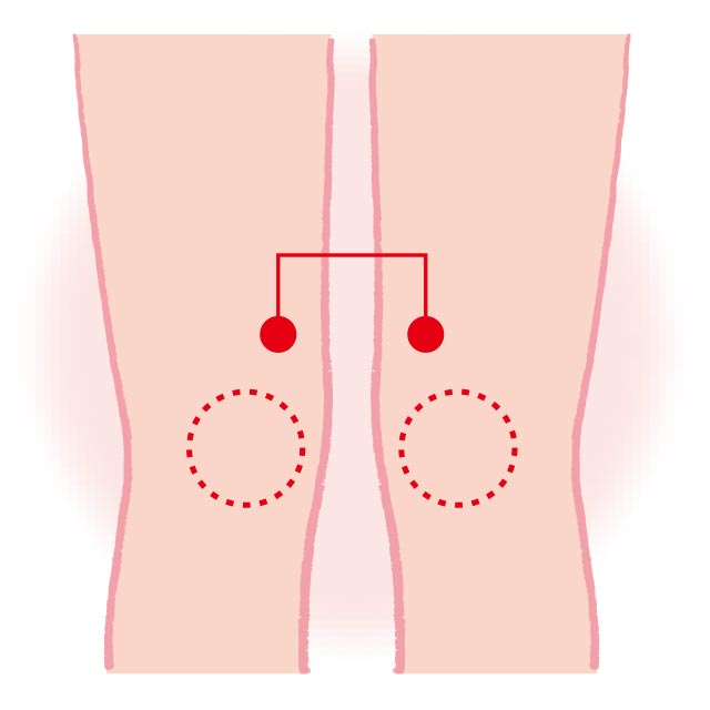  膝から指幅3本分上がった太ももの内側にあり、血の巡りを整える助けになるとされています。特に足先の冷えに悩んでいる人におすすめ。座ったまま押せる位置にあるので、デスクワークの合間にもツボ押しができます。