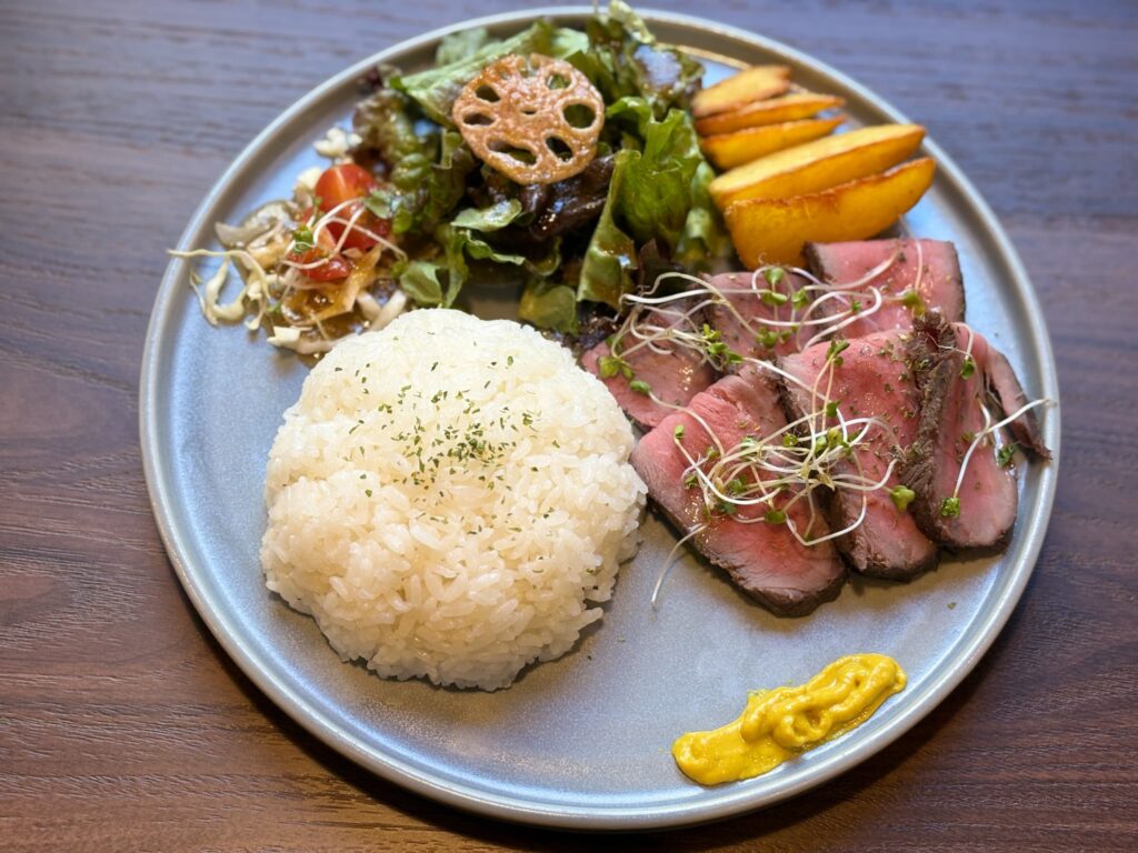 ハナモリのローストビーフプレート