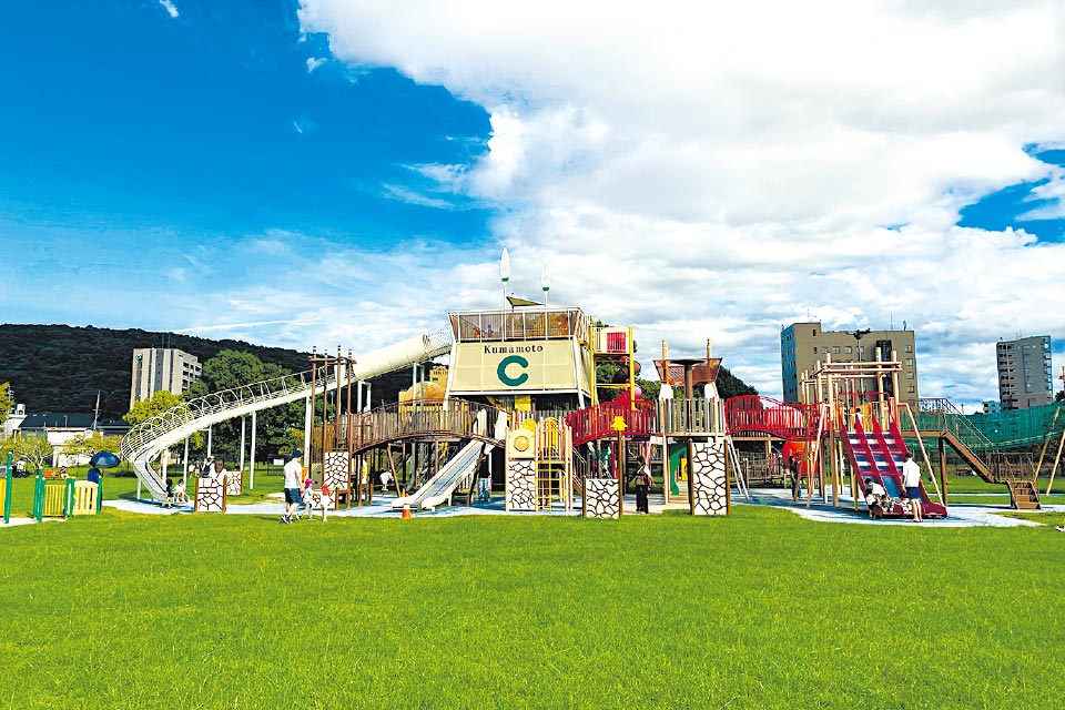 ［北区］坪井川緑地公園ひごっこジャングル