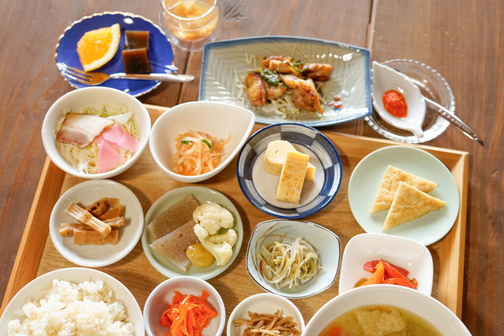 だご汁定食の小鉢