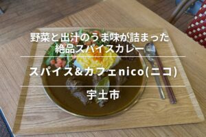 スパイス&カフェnico(ニコ)・宇土|野菜と出汁のうま味が詰まった絶品スパイスカレー