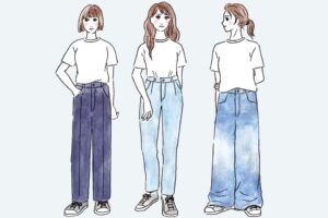骨格タイプ別 似合うデニムパンツと選び方